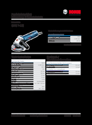 Кутові шліфувальні машини Bosch GWS 7-125