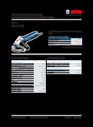 Кутові шліфувальні машини Bosch GWS 7-125