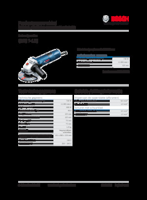 Кутові шліфувальні машини Bosch GWS 7-125