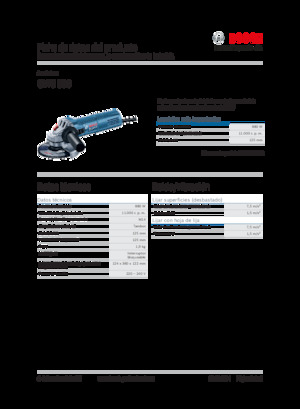Кутові шліфувальні машини Bosch GWS 880