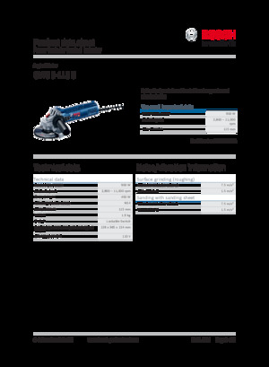 Кутові шліфувальні машини Bosch GWS 9-115 S