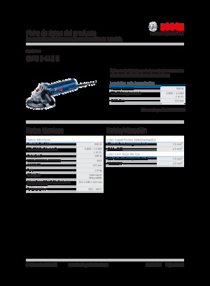 Кутові шліфувальні машини Bosch GWS 9-115 S
