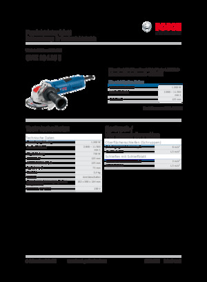 Кутові шліфувальні машини Bosch GWX 13-125 S