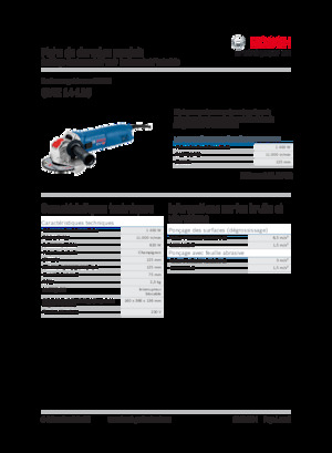 Кутові шліфувальні машини Bosch GWX 14-125