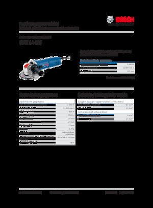 Кутові шліфувальні машини Bosch GWX 14-125