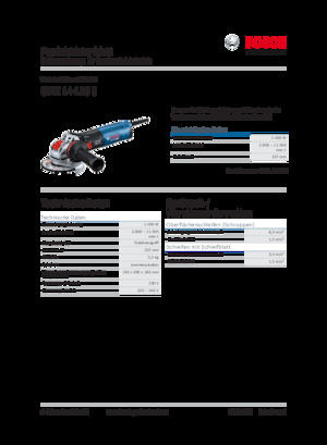 Кутові шліфувальні машини Bosch GWX 14-125 S