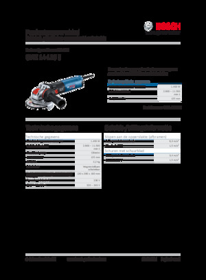 Кутові шліфувальні машини Bosch GWX 14-125 S
