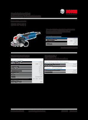 Кутові шліфувальні машини Bosch GWX 17-125 S