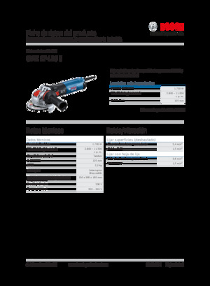 Кутові шліфувальні машини Bosch GWX 17-125 S