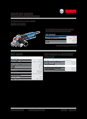 Кутові шліфувальні машини Bosch GWX 17-125 S