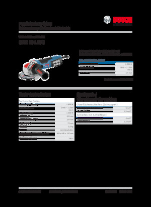 Кутові шліфувальні машини Bosch GWX 19-125 S