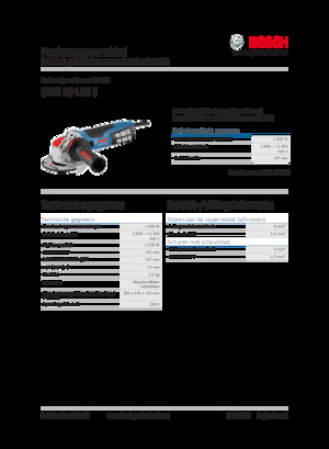 Кутові шліфувальні машини Bosch GWX 19-125 S