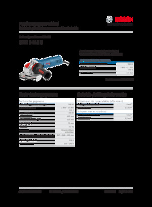 Кутові шліфувальні машини Bosch GWX 9-115 S