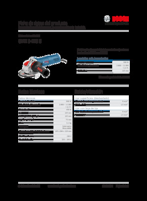 Кутові шліфувальні машини Bosch GWX 9-125 S