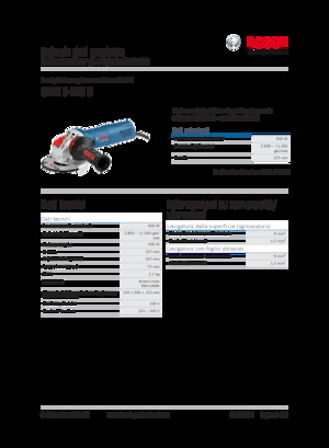 Кутові шліфувальні машини Bosch GWX 9-125 S