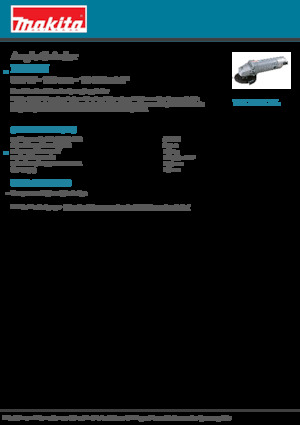 Кутові шліфувальні машини Makita N9500N