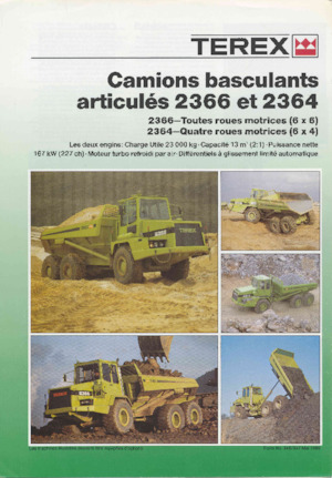 Шарнірні самоскиди Terex 2364