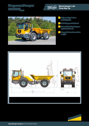 Шарнірні самоскиди Bergmann 3012DSK Plus