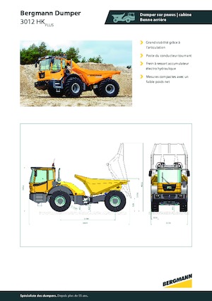 Шарнірні самоскиди Bergmann 3012HK Plus
