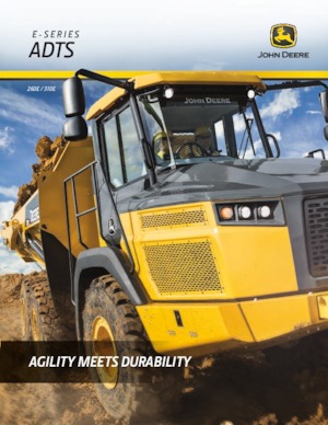 Шарнірні самоскиди John Deere Construction 310E