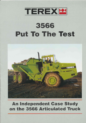 Шарнірні самоскиди Terex 3566
