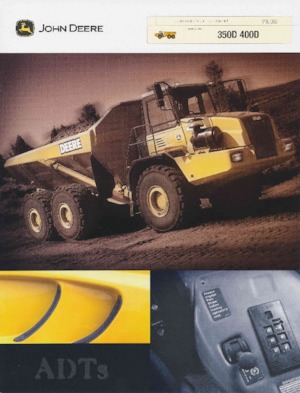 Шарнірні самоскиди John Deere Construction 400D