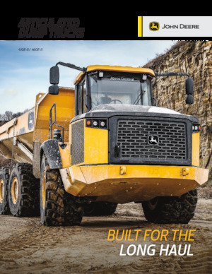 Шарнірні самоскиди John Deere Construction 460E-II