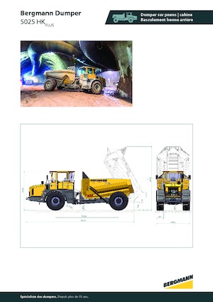 Шарнірні самоскиди Bergmann 5025HK Plus