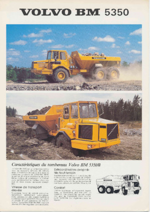 Шарнірні самоскиди Volvo 5350
