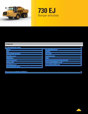 Шарнірні самоскиди Caterpillar 730 EJ