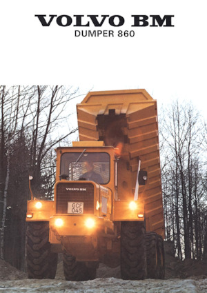 Шарнірні самоскиди Volvo 860