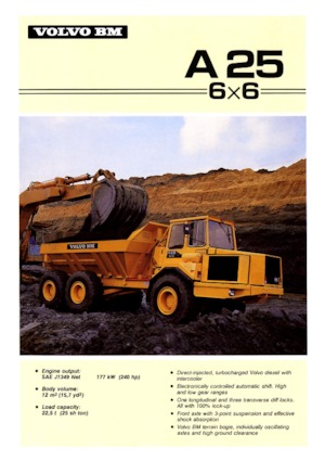 Шарнірні самоскиди Volvo A 25 6x6