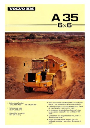 Шарнірні самоскиди Volvo A 35 6x6