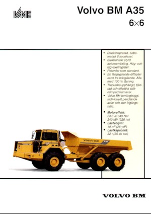 Шарнірні самоскиди Volvo A 35 6x6