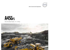 Шарнірні самоскиди Volvo A45GFS