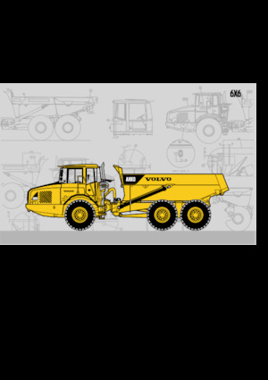 Шарнірні самоскиди Volvo A25D (6x6)