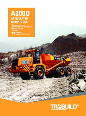 Шарнірні самоскиди TRXBUILD A300D
