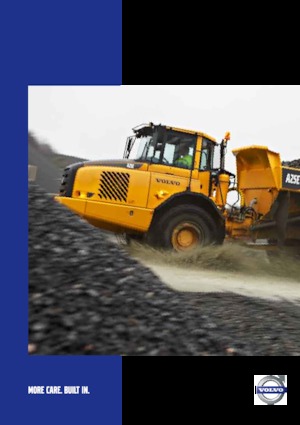 Шарнірні самоскиди Volvo A30E 6x6