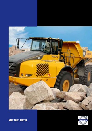 Шарнірні самоскиди Volvo A35E 6x6