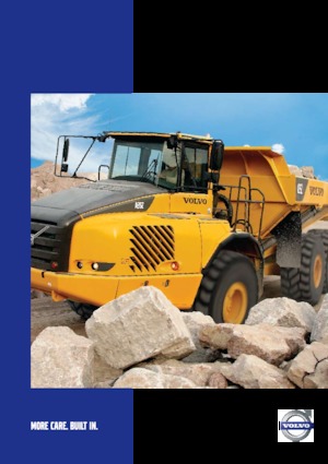 Шарнірні самоскиди Volvo A35E 6x6
