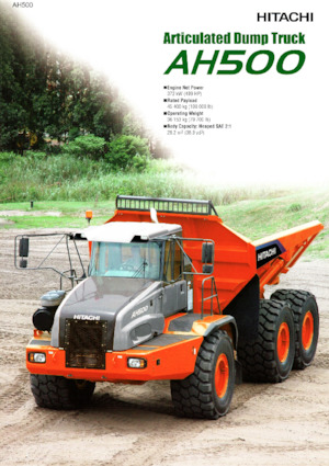 Шарнірні самоскиди Hitachi AH500