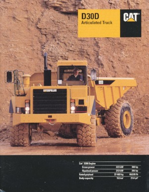 Шарнірні самоскиди Caterpillar D30D