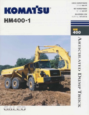Шарнірні самоскиди Komatsu HM400-1