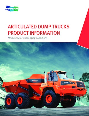 Шарнірні самоскиди Doosan MT 26