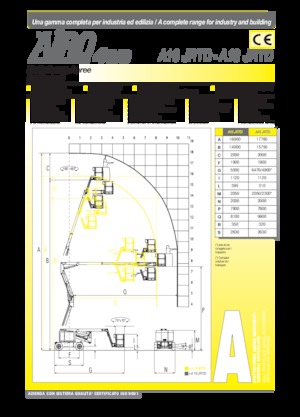 Колісні підйомники з шарнірною стрілою AIRO A16 JRTD
