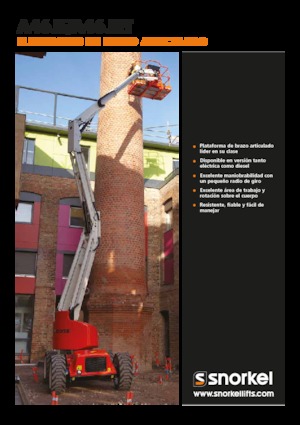 Колісні підйомники з шарнірною стрілою Snorkel A46JE