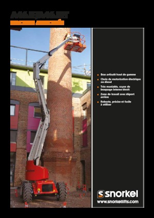 Колісні підйомники з шарнірною стрілою Snorkel A46JE
