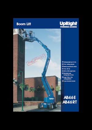 Колісні підйомники з шарнірною стрілою UpRight AB 46 RT