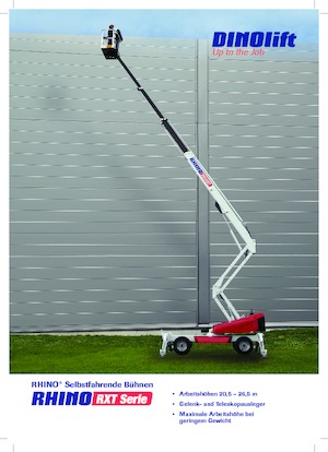 Колісні підйомники з шарнірною стрілою Dino Lift Dino 240RXT