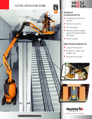 Колісні підйомники з шарнірною стрілою Haulotte HA32 CJ+